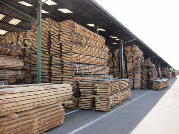 Blockware aus Eichenholz