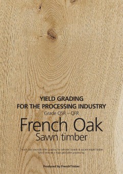 APECF Grade QSR QFR French Oak Sawn timber