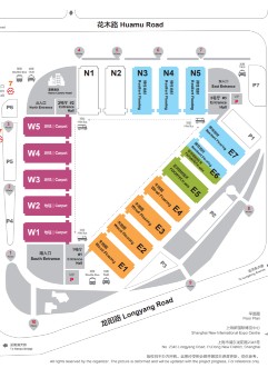 Hallenplan DOMOTEX ASIA 2019